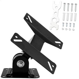 Ogetok TV Monitor Wall Mount Bracket with Swivel Articulating for Most 14-24 Inch LED LCD Flat Screens TVs, Max VESA 75x75mm to 100x100mm up to 35 lbs/15kg, Black Wall Mount TV Bracket