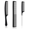 URAQT Hairdressing Combs Set, 3pcs Hair Combs Hair Brushes, Pin