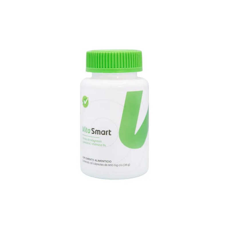 Citrato De Magnesio 60 Capsulas Vita Smart Anahuac