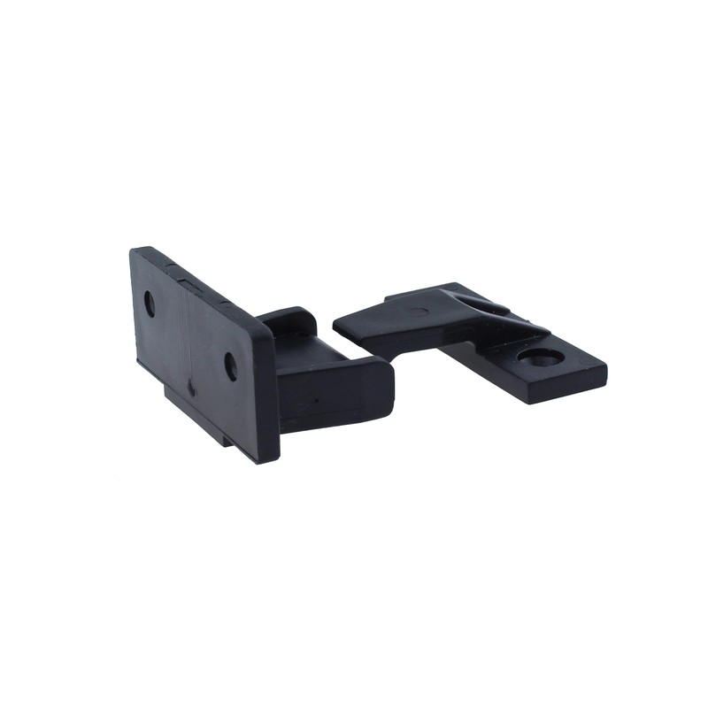 TAODAN 5PCS Black Plastic Fast Installation Push-On Clips Corner Buckle