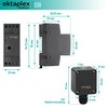 Oktaplex Set of 2 EDI Twilight Switches DIN Rail 35