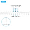 PATIKIL 11mm(7/16") Plastic Spiral Binding Coils, 20 Pcs Binding Spirals