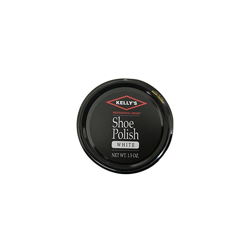 Kelly's Professional Paste Shoe Polish 1.5oz - White