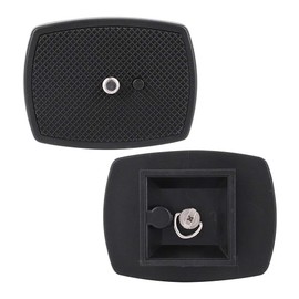Quick Release Plate 35 mm, 35 mm Quick Release Plate, Portable Quick Release Plate Made of ABS Plastic with 1/4 Screw for Yunteng VCT668 ST666 690 (for Yunteng)