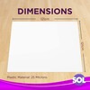3pk White Table Cloth Party | 121 x 121cm |