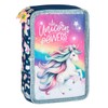Derform Unicorn Pencil Case Filled 2 Compartments Pencil Case Pencil