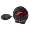 Extra Loud Alarm Clock, 113 Decibels, Red Flashing Light, Super
