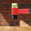 sourcing map Rubber Mallet Double-Faced with Non-Slip Plastic Grip Rubber