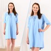 CLEARHOMES Women's Hospital Gown, Comfortable, Dignified, Convenient for the Elderly