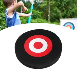 Naroote Blanco de Práctica de Tiro con Arco, Blanco de Tiro con Arco Móvil, Resistente Al Desgaste, Suave, de Alta Densidad para Disparar (Blanco Rojo Negro)