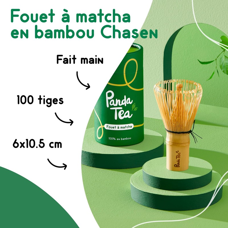 Panda Tea Bamboo Matcha Whisk | A Perfect Matcha Accessory
