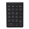 Black 22 Keys Mini Numpad Wireless Bluetooth Numeric Keypad For