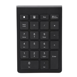 Black 22 Keys Mini Numpad Wireless Bluetooth Numeric Keypad For OS X PC