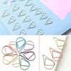 100 Pcs Gold Clips Paperclips Bookmarks Portable Bookmark Marking Clips