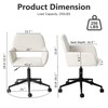 Homy Casa Ergonomic Swivel Task Chair with Adjustable Height, Lumbar
