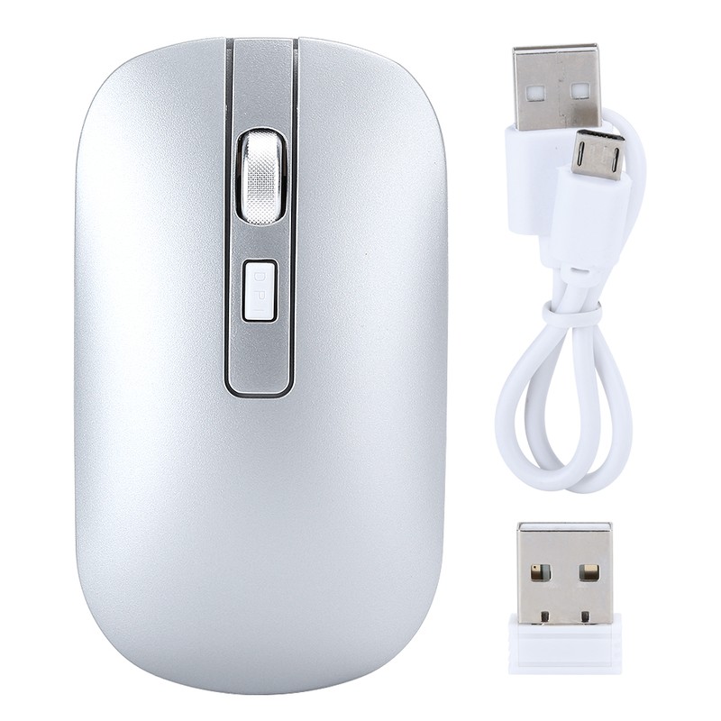 HXSJ Wireless Mouse DualMode Rechargeable for Bluetooth 5.1 Office Game