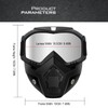 immoono Motorcycle Goggles with Removable Full Face Mask Riding Glasses,