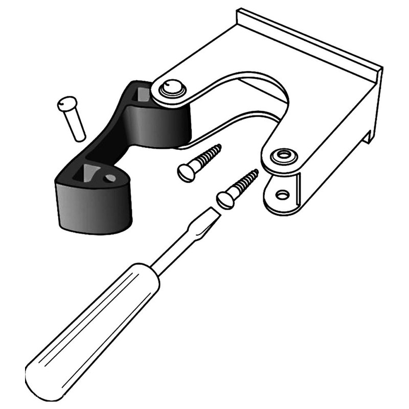 Toolflex Original Bracket Double Pack 15-20 mm White