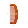 RED by Kiss Premium Wood Men Long Beard Comb, Easy