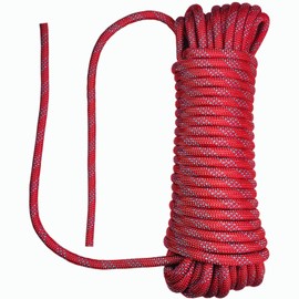 Tread star Polypropylene Rope 6 mm -10 m Red Rope Polypropylene Rope Outdoor Rope Braided Rope Textile Rope Lead Nylon Cord Poly Rope Braided Rope (Red, 6 mm - 10 m)