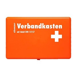 Verbandkasten KIEL KU-orange mit Füllung Standard DIN 13157 ohne Wandhalterung