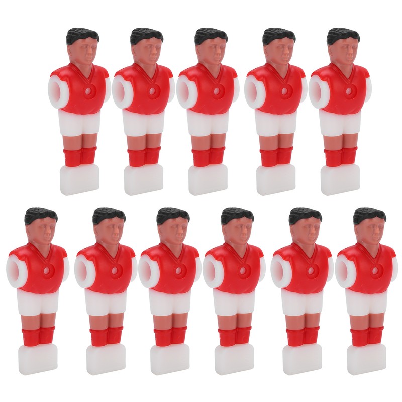 11pcs Football Player Soccer Games Mini Humanoid Plastic Doll Table