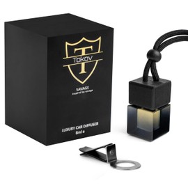 Savage Car Air Freshener With Vent Clip - Sauvage Inspired Fragnance Car Air Freshener For Men - Strong And Long-Lasting Car Air Freshener By Tokov