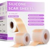Parches de Silicona para Cicatrices, 2 Rollos Reutilizables e Impermeables