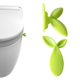 minnilove Toilet Seat Handle Pulls Green Leaf Design Bathroom Supplies Bacteria to keep your hands and convenient Clean and Hygienic