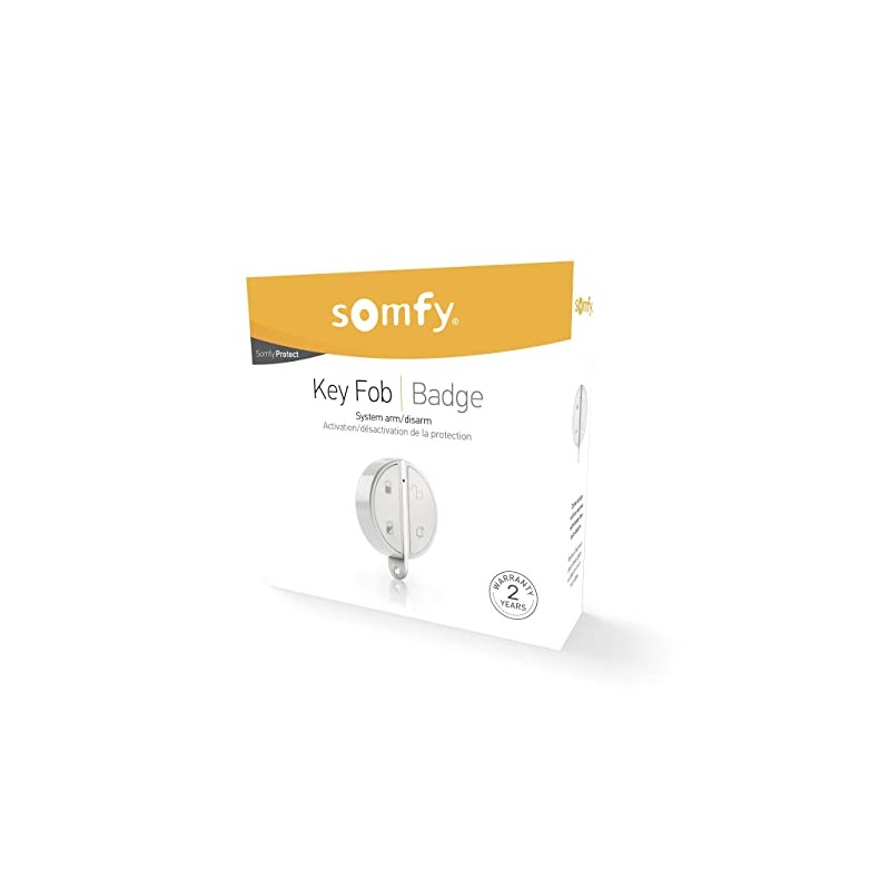 Somfy 2401489 Badge for Activating and Deactivating Alarms, Hands-Free Function,