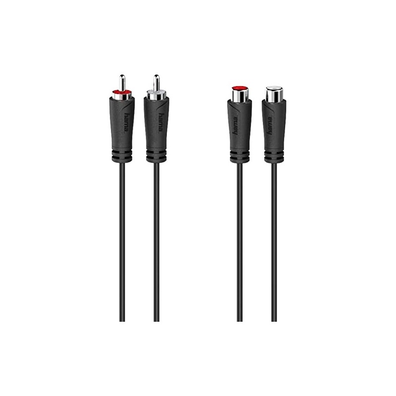 Hama 00205095 RCA Audio Connection Cable [2x RCA Male to
