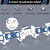 3 Pack Chainsaw Chains 14 Inch (35 cm), 52 Drive