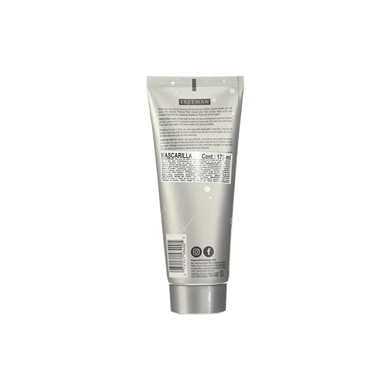 Feeling Beautiful Cosmic Metallic Peel Off Mask Purifying Platinum 6