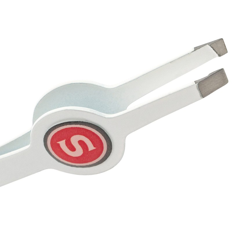 SINGER Slant Tip Tweezers with Wide-Grip for Sewing, Quilting, &