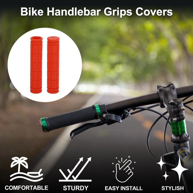TUCKBOLD Bike Handlebar Grips Covers 120mm Long Soft | Bicycle
