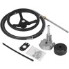 Bestauto Outboard Steering System 14' Outboard Steering Kit 14 Feet