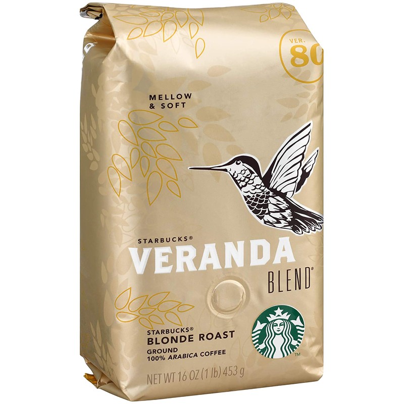 Starbucks Ground Coffee, Veranda Blend, Blonde Roast, 16 Ounce Bags,