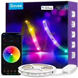 Govee RGBIC LED Light 5m, Alexa and Google Assistant Compatiable with, Smart WiFi APP Control Music Sync for Bedroom, Party, Gaming Room