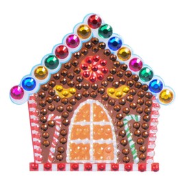 StickerBeans® “The Original Rhinestone Sticker” Holiday Set of 4 (2" x 2", 4-Pack) - Sparkly, Adhesive Back - Collect, Trade, Gift - Embellish Laptop, Phone, Water Bottle - Kids Teens Adults