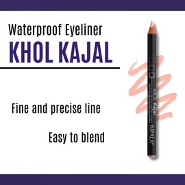 IMPALA - Waterproof Khol Eyeliner I Pencil Color 86 Salmon | Eye Liner | Perfect Line, Intense Look | Water-Resistant and Long-Lasting Eyeliner | Soft and Creamy Formula | Eye Makeup