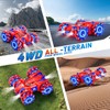 AOONTYEN Spider Remote Control Car, Double Sided 360°Rotating 4WD Off-Road