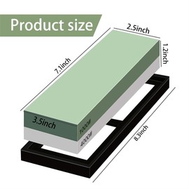 Whetstone Sharpening Stone 1000/4000 Grit Professional Kitchen Knife Sharpener Kit Wet Stones for Kitchen Knives,Pocket Knife,Blades,Scissors, Gardening Tool