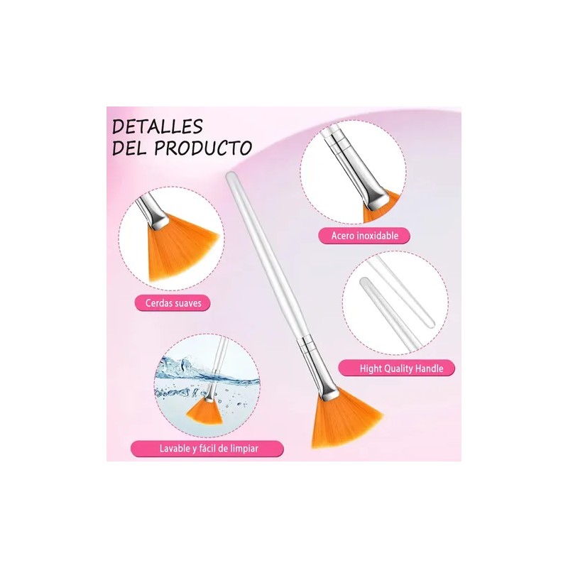 Kit 48 Brochas Premium Para Mascarilla Facial Serum Spa