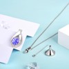 BEILIN Teardrop Urn Necklace for Ashes for Women Sterling Silver