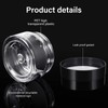 SATINIOR 6 Pack 3 oz Plastic Jars Containers with Lids