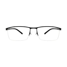 ProEyes Cedric, Big Men Progressive Blue Light Blocking Readers, 0 Strength on Top Lens, Lightweight (Black, 1.75, multiplier_x)