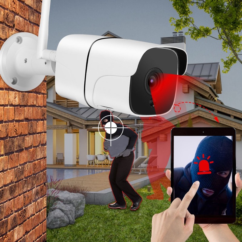 720P Outdoor Waterproof Wireless WiFi Camera Motion Detection Security Cam