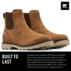 Sorel Men's Carson Chelsea Waterproof Boot - Camel Brown, Oatmeal