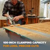 BORA 100" NGX Clamp Edge, Straight Cut Guide for Circular