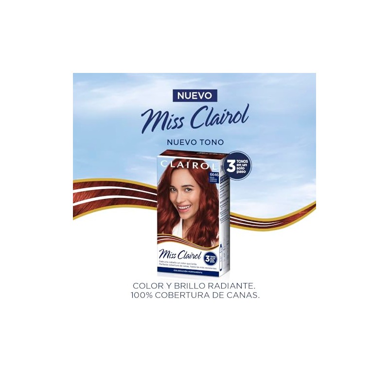 Miss Clairol Tinte Permanente 6646 Rojo Cobrizo